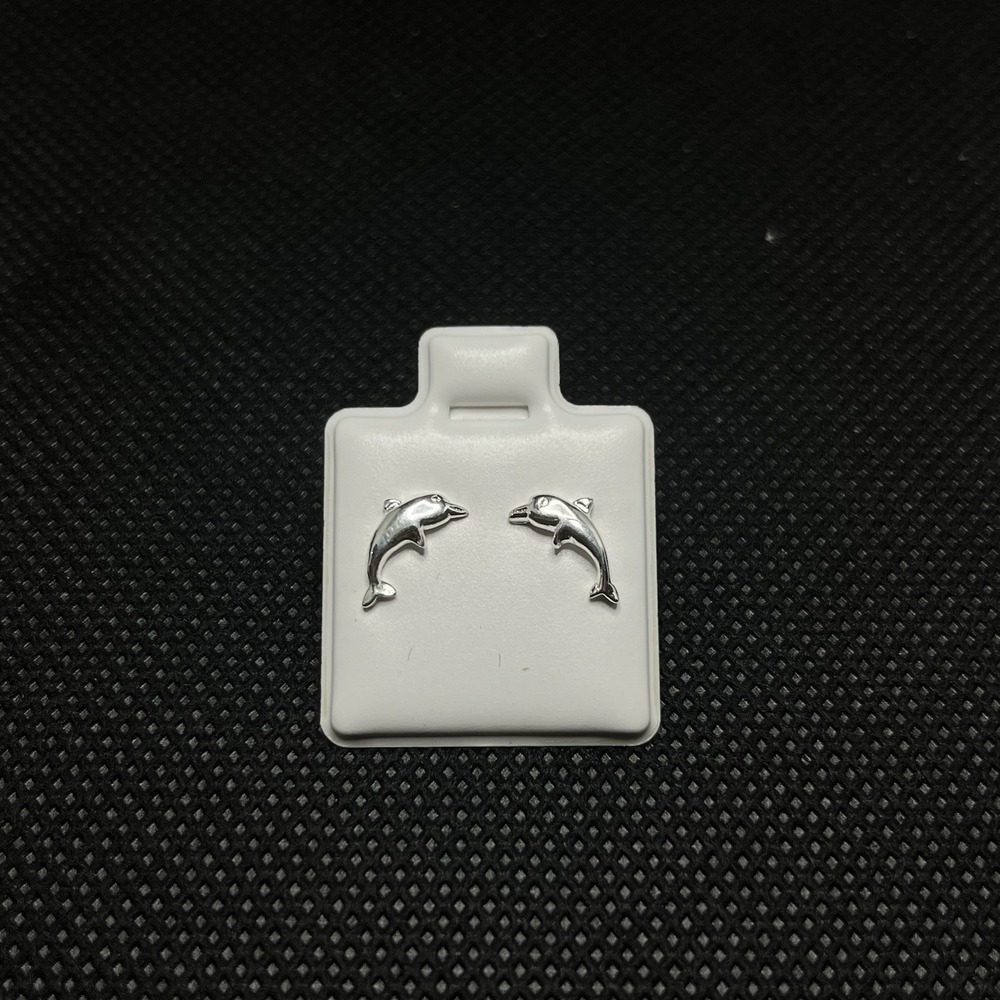 Pendientes de Delfín en Plata 925,925 Silver Earrings With Dolphin Design